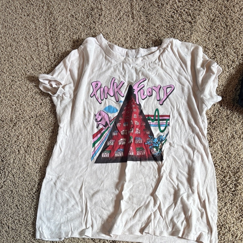 Chaser White Pink Floyd Graphic Tee
